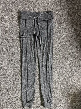 Celestial Bodiez Gray Marled Drawstring Leggings